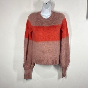 All Saints Italian Yarn Colorblock Women's Sweater size xs